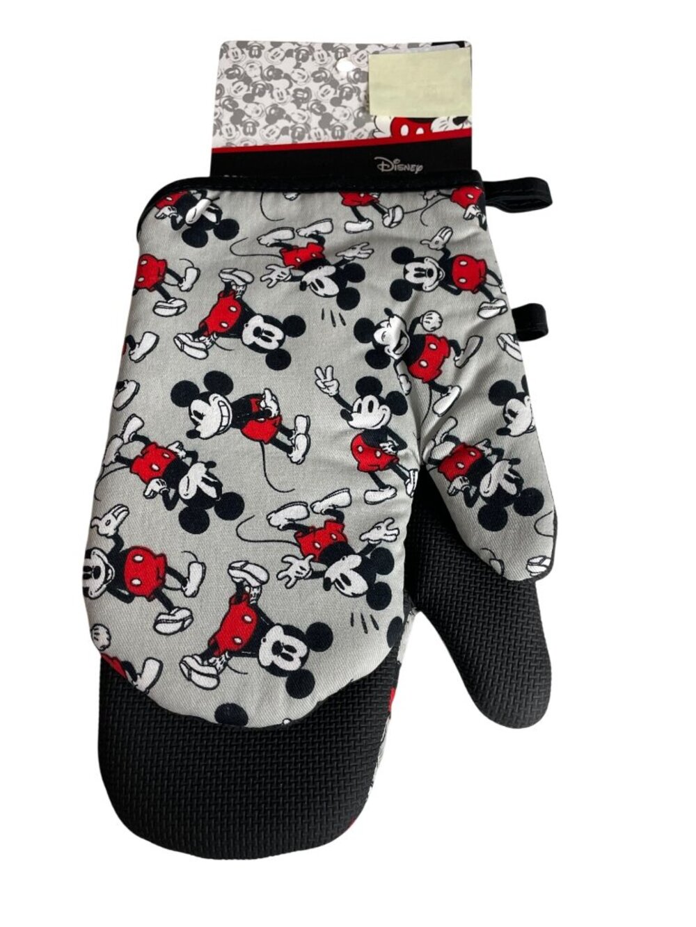 Disney Mickey Mouse Gray & Red Oven Mitt